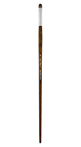 Silver Brush Limited Monza Short Filbert Oil and Acrylic Brush, Size 6