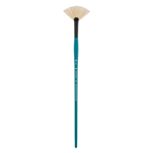 Pan Art Synthetic Fan Brush No.12 for Oil Painting - Premium Quality, Durable and Versatile; Perfect for Artists and Hobbyists