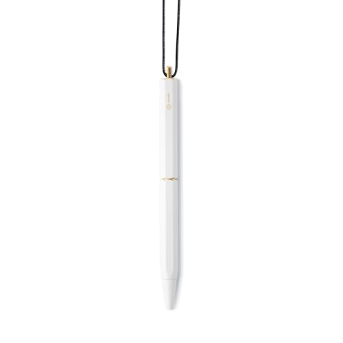 ワイスタジオ(Ystudio) Y-studio YS-STAT-26 Portable Ballpoint Pen, Gel Ink, White