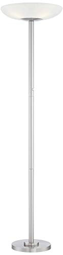 Nickel Light Blaster 72" Tall Nickel 4-Light Torchiere Floor Lamp
