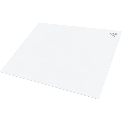 Razer Atlas Pro, Tempered Glass Gaming Mouse Mat, Ultra-Thin 1.9mm, White