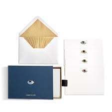 L'Objet Lito Eye 24-karat Gold Plated Stationery Set
