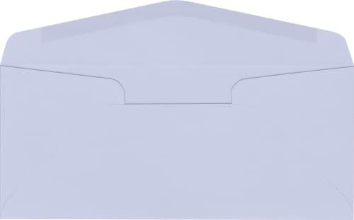 LUXPaper #10 Commercial Flap Business Envelopes | 4 1/8" x 9 1/2" | Lilac Purple | 80lb. Text | 500 Qty