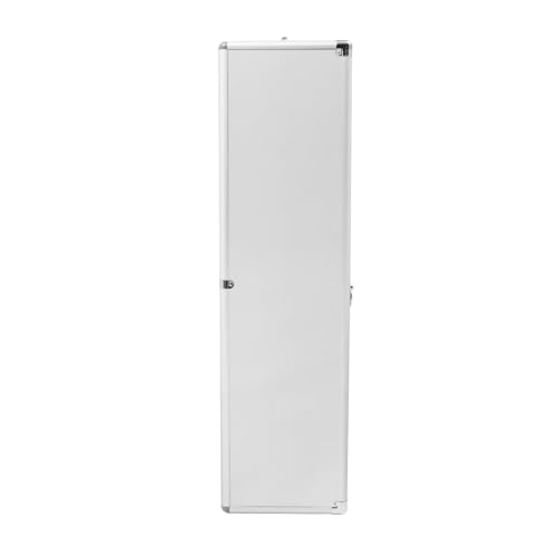 MhdunueSK 72 Slots Aluminum Alloy Pocket Chart, Cell Phone Locker for Classroom, Storage Cabinet for Cell Phones, Wall-Mounted with a Locked