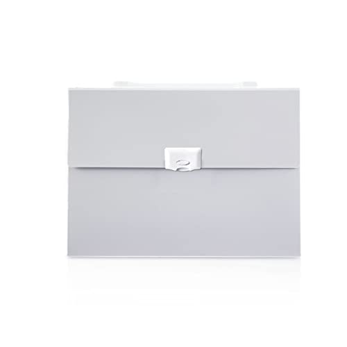 58GXCAAMOT Folder A4 Paper Folder 13 Grid Information Book School Office Business Storage Folder Transparent (Color : A Size