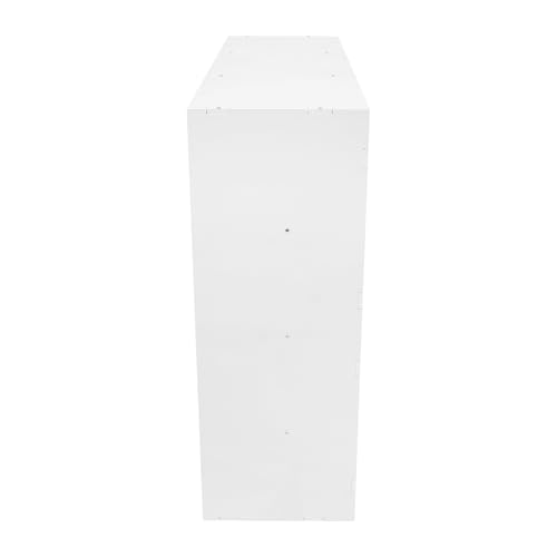 MhdunueSK Literature Organizer,Desktop File Sorter Mail Center,Paper Storage Cabinet with 48 Slots Compartments,Suitable for Home School Office (48 Slots White)