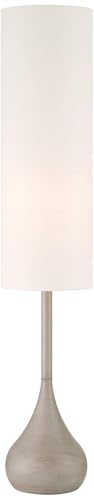 Possini Euro Design Moderne Droplet 62" Tall Natural Gray Floor Lamp