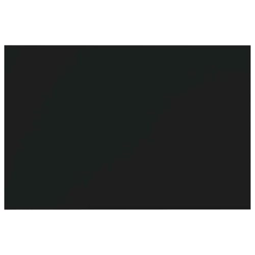 TUERYAFEK Black Engineered Wood Shelf Set of 8, 23.6x15.7x0.6 in Bookshelf Boards, Matte Finish for Living Room, Kitchen, or Office Storage
