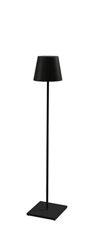 Zafferano, Poldina XXL, Rechargeable Cordless Floor Lamp, Black