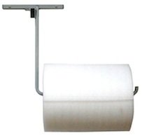 24" Single Arm Wall Mount Bubble Cushioning Wrap & Foam Cushioning Roll Dispenser