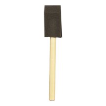 480 Pcs of 1" Foam Brushes by JEN Smooth Wooden Handles
