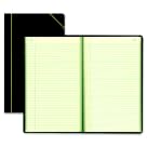Book with Margin Record Ruled 500 Pages - Black