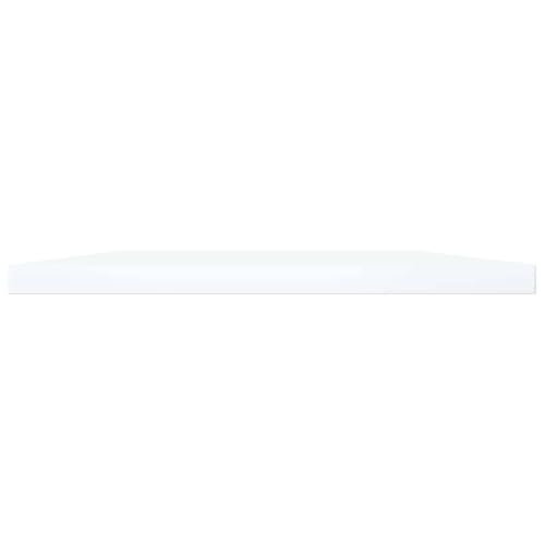 HGPOTUY White Bookshelf Boards 8 Pack Engineered Wood 39.4x11.8x0.6 Inch