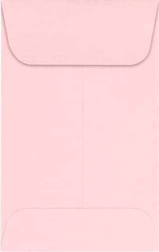 LUXPaper #1 Coin Envelopes | 2 1/4" x 3 1/2" | Candy Pink | 80lb. Text | 1,000 Qty