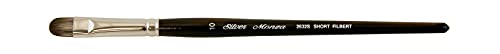 Silver Brush Limited Monza Short Filbert Oil and Acrylic Brush, Size 10