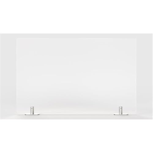 "Ghent Partition Extender, Frosted Thermoplastic w/Tape, 30""H x 24""W" (PEF3024-T)