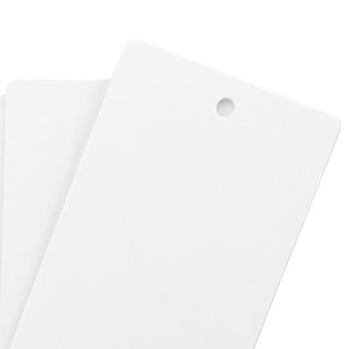 PINGEUI 3000 PCS 1.7 x 2.9 Inch White Blank Merchandise Tags, Writable Price Gift Tags for Retail Store, Clothing Shops