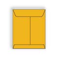 Roptex® Brown Kraft Catalog Envelope, 10" x 13", (SFI Certified), 24 lb, Vellum Finish, Center Seam, No Window, Remoistening Seal, Flap Down - Box of 500 Envelopes