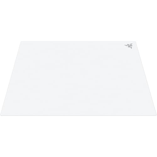 Razer Atlas Pro, Tempered Glass Gaming Mouse Mat, Ultra-Thin 1.9mm, White