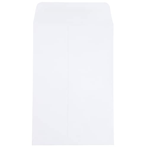 JAM PAPER 6 x 9 Open End Catalog Colored Envelopes with Peel & Seal Closure - White - Bulk 500/Box