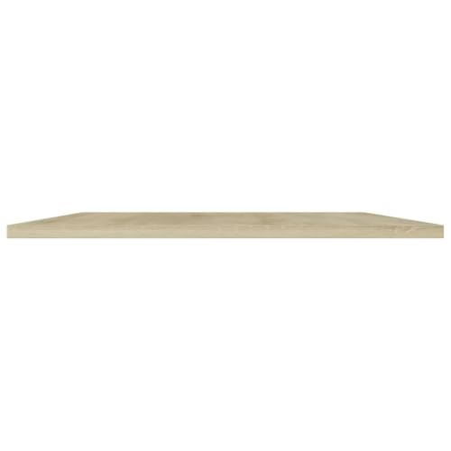 Zexlorith Bookshelf Boards. 4 Pcs Sonoma Oak Engineered Wood Shelves