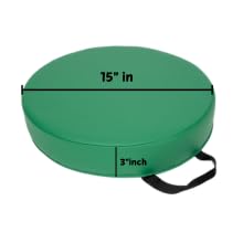 Schooled Cushioned Floor Seats - Set of 6 Round Spot Markers for Early Childhood Floor Time - Flexible Seating