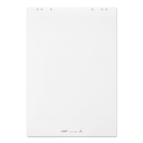 Limit 1 x flipchart pad, blank, pad with 20 sheets, 80 g/m² paper, 6 holes