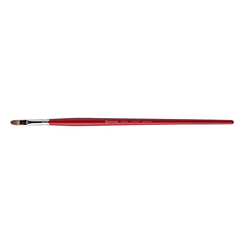 Escoda Opera Series 3050 Artist Oil and Acrylic Paint Brush, Synthetic Takatsu Filament, Bright, Size 20