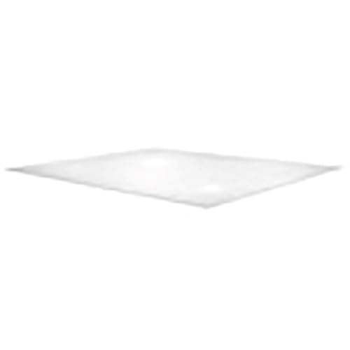 Pemberly Row 60x60 Polycarbonate Chair Mat, Clear Finish, Durable Square Floor Protector for Carpet, Eco-Friendly, High Clarity, Straight Edge Design, Waterproof, Flat-Lying for Home or Office Use