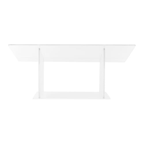 Acrylic Table Top Podium, Lecterns & Podiums, Clear Podium Stand Portable for Weddings, Classroom, Conference, Churches, 22.05lbs Load Capacity, 23.5" L x 14.2" W x 10.5" H