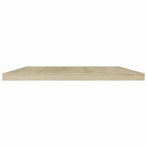 LKJephalotrope 8 Pcs Sonoma Oak Bookshelf Boards 23.6 x 15.7 in