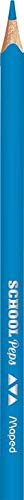 Maped - Color'Peps Coloured Pencils - Ergonomic Triangular Pencil in Bright Colours - Complies with Toy Regulations - School Set of 144 Wooden Pencils - 4 Pots