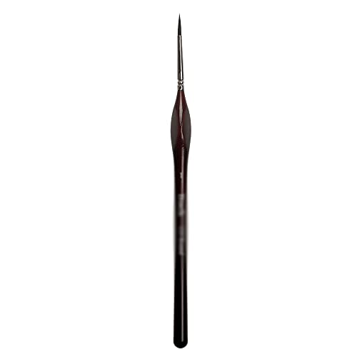 uhyOHF Round Bristle Wood Handle Watercolor Artist Art Supplies Paintbrush,