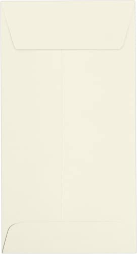 LUXPaper #7 Coin Envelopes | Peel & Press | 3 1/2" x 6 1/2" | Natural | 70lb. Text | 500 Qty