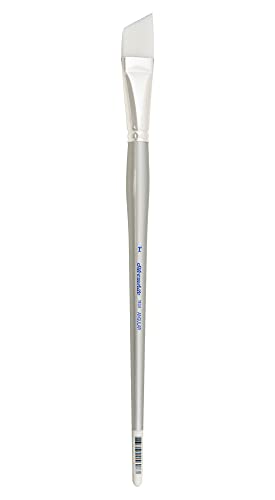 Silver Brush Limited Silverwhite Angle Watercolor Paintbrush, Size 1 in