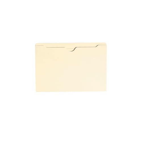 Smead File Jacket, Reinforced Straight-Cut Tab, Flat-No Expansion, Legal Size, Manila, 100 per Box