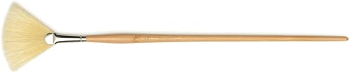 Raphael D'Artigny 3695 Interlocked White Bristle Brush, Fan, 12/12