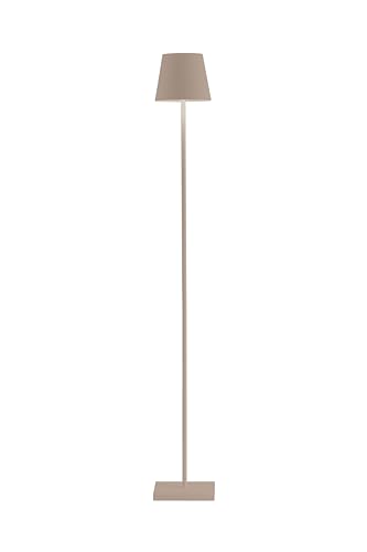 Zafferano, Poldina L Floor, Rechargeable Cordless Floor Lamp, Sand