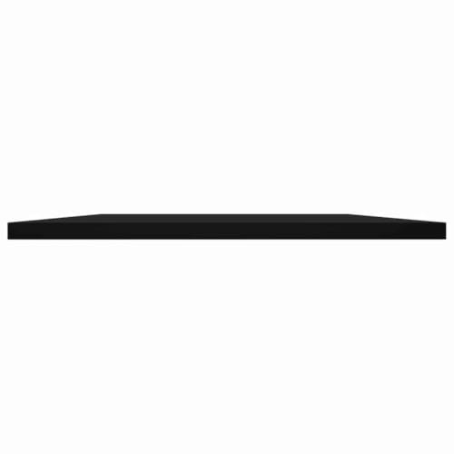 KDVXBCQJH 8 Pcs Black Bookshelf Boards 23.6"x19.7" Engineered Wood