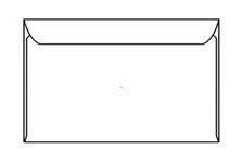 White Booklet Envelope, Side Open, 10" x 13", Vellum Finish, 28 lb (SFI Certified), Two Side Seams, No Window, Remoistening Seal - Case of 500