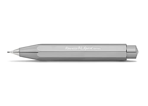 Kaweco AL SPORT Mechanical Pencil Raw 0.7mm HB I Exclusive Mechanical Pencil with 0.7 mm Lead Refill I Aluminium Pencil 10.5 cm