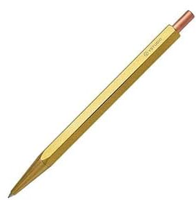 YStudio YS-STAT-63 Classic Brass Mechanical Pencil, 0.7mm, Brass