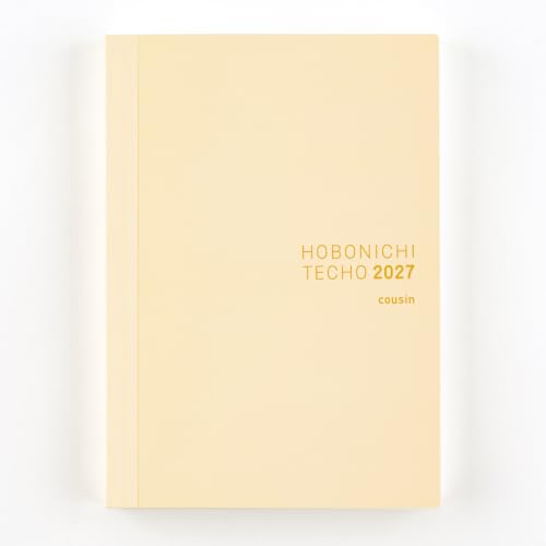 Hobonichi Techo 2027 Cousin Book – A5, English, Daily, Weekly, Jan Start, Mon Start, Planner
