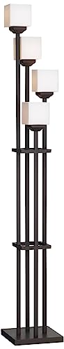 72 1/2" Tall 4-Light Torchiere Floor Lamp with Smart Socket