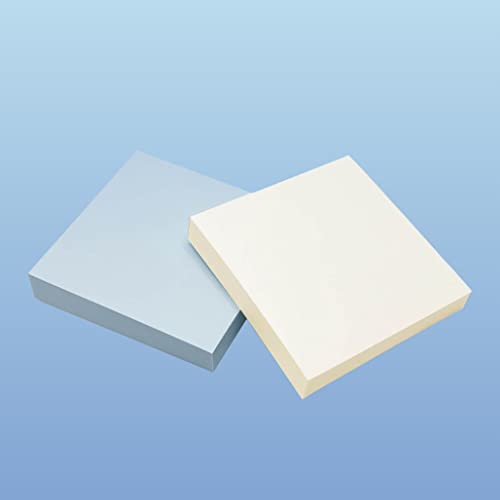 Harmony Sticky Note Pads, 3" x 3", 1000 Count, Blue, Cleanroom Safety - Class 10 (ISO Class 4)