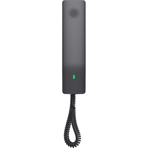 Grandstream GHP611 Hotel IP Phone | 2 Lines, 2 SIP Accounts | Power Adapter Not Included | Black