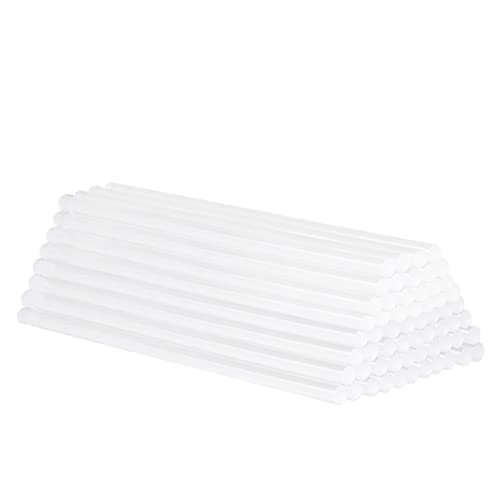 ZTBH Hot Melt Glue Sticks 60 pcs 200mm Hot Melt Glue Sticks, Clear Solid Hot Glue Gun Sticks, for Craft Albumr Tools Melt Glue Stick (Length : 200mm 60pcs)