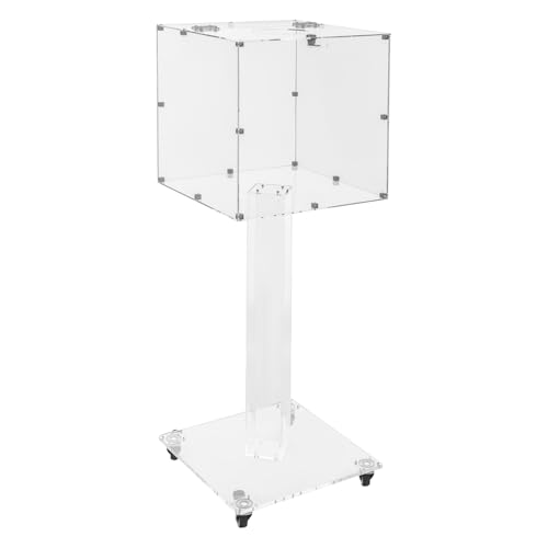 SHOUMANUAL Suggestion Box with Stand, 14" Acrylic Locking Ballot Box