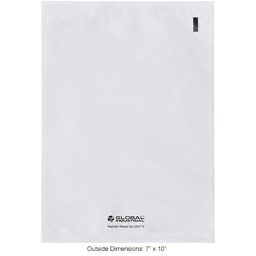 Global Industrial Side Opening Packing List Envelopes, 10"L x 7"W