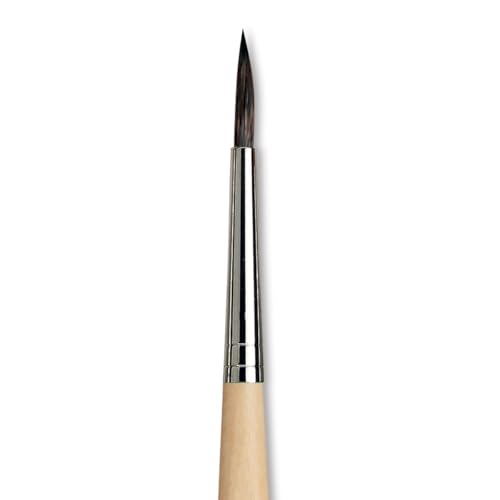 SQUIRREL WATERCOLOR BRUSH short handle, waterbased 5